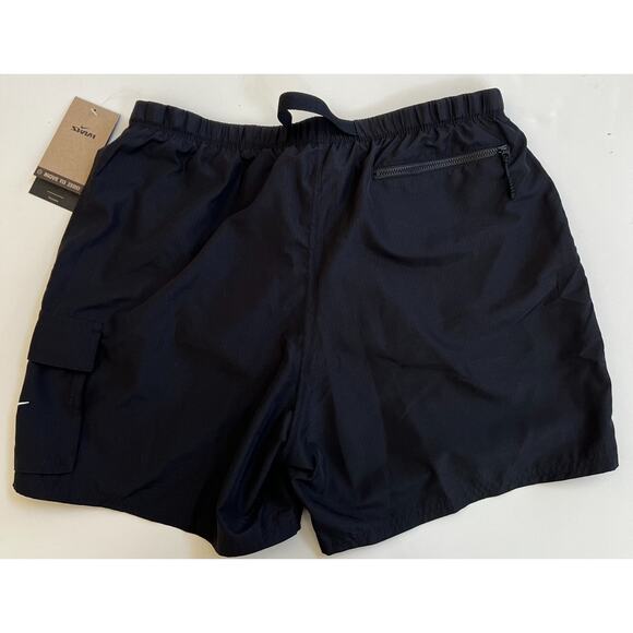 Nike Swim Voyage Cargo Woven Shorts Men's Size L NESSF453 001 Black New - Picture 10 of 16